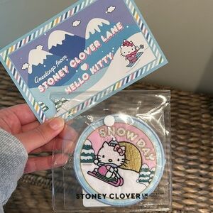 Hello Kitty x Stoney Clover lane “snow day” patch NWT